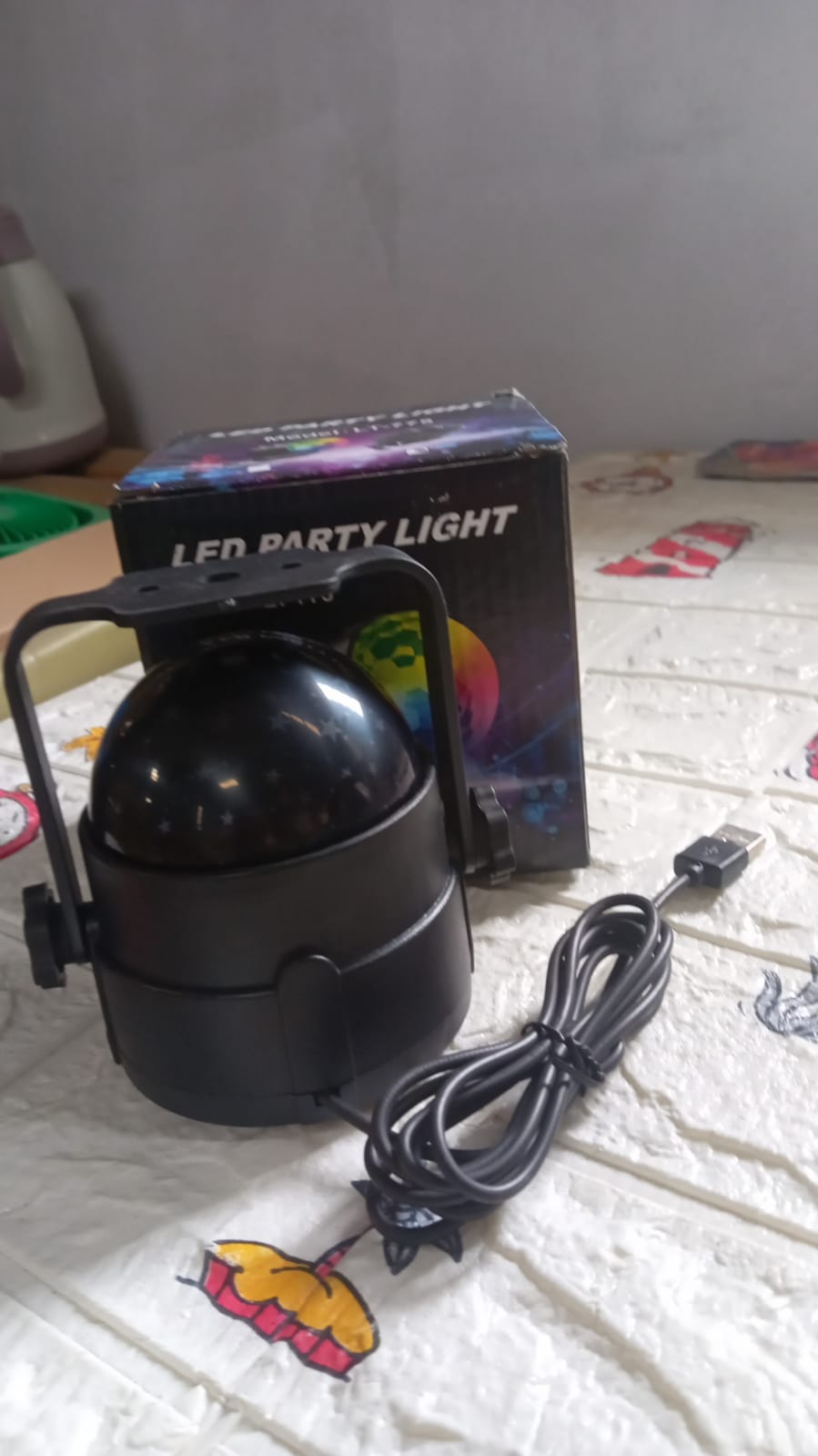7549 DJ Light Party Disco Light for Home Party, Led Disco Ball Colors Pattern & Modes Dancing Light for Room Rotating Bulb Magic Lights for Diwali, Wedding Holiday Party, Party Gift Kids Birthday 7549 DJ Light Party Disco Light for Home Party, Led Disco Ball Colors Pattern & Modes Dancing Light for Room Rotating Bulb Magic Lights for Diwali, Wedding Holiday Party, Party Gift Kids Birthday